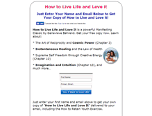 Tablet Screenshot of howtolivelifeandloveit.com